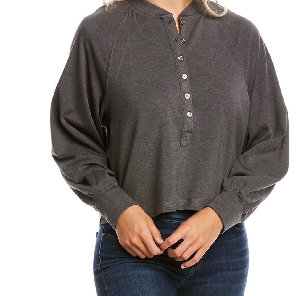 Tahari scoop neck Henley like new